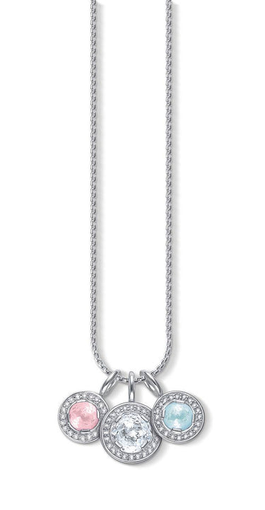 Thomas Sabo Kette mit 3 Anhänger AIR-KE1467-911-1
